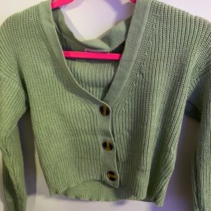 green princess polly cardigan